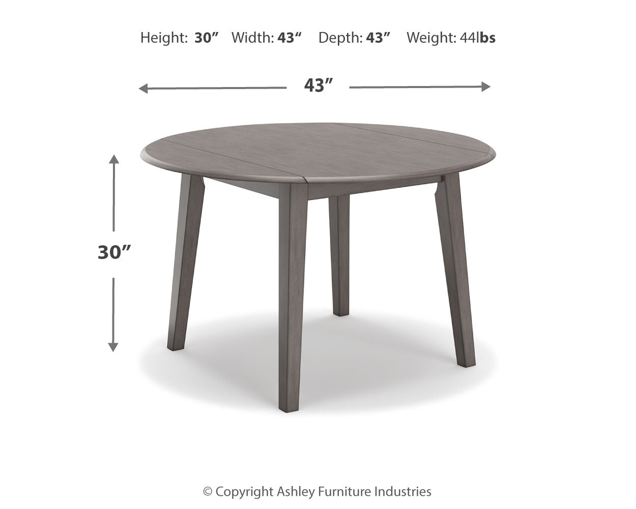 Shullden Drop Leaf Dining Table