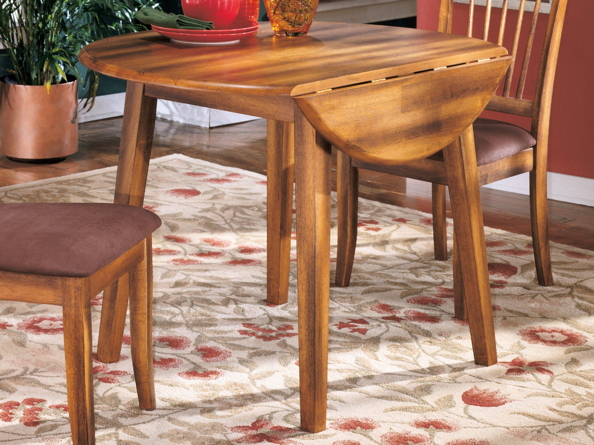 J&M Furniture - Ashley Furniture - Berringer Dining Drop Leaf Table - Round DRM Drop Leaf Table - D199-15