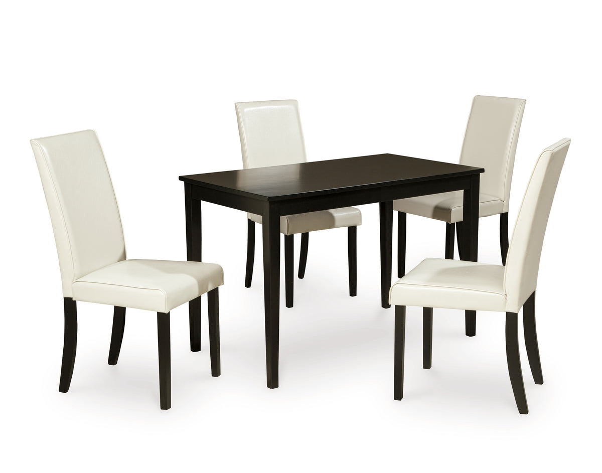 J&M Furniture - Ashley Furniture - Kimonte Dining Table and 4 Chairs - Dining Table and 4 Chairs - D250D3