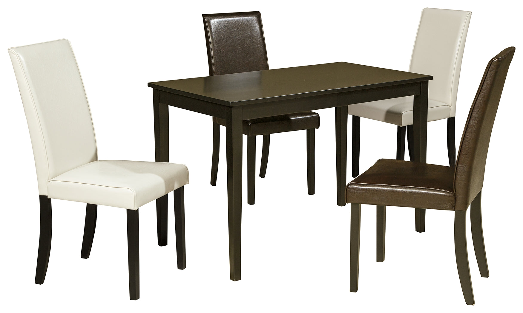 J&M Furniture - Ashley Furniture - Kimonte Dining Table and 4 Chairs - Dining Table and 4 Chairs / Multi - D250D5