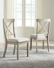 J&M Furniture - Ashley Furniture - Parellen Dining Chair (Set of 2) - Dining Chair (Set of 2) / Gray - D291-01X2