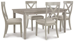 J&M Furniture - Ashley Furniture - Parellen Dining Table and 4 Chairs - Dining Table and 4 Chairs - D291D1