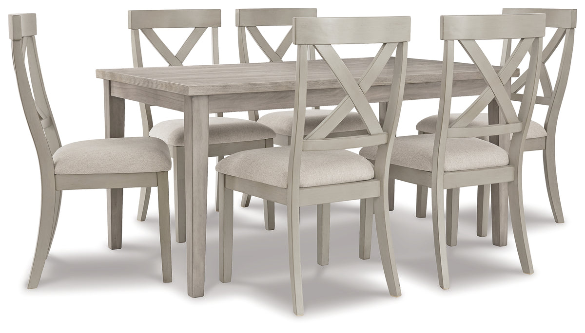 J&M Furniture - Ashley Furniture - Parellen Dining Table and 6 Chairs - Dining Table and 6 Chairs - D291D6