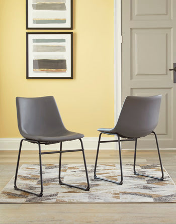 J&M Furniture - Ashley Furniture - Centiar Dining Chair (Set of 2) - Dining Chair (Set of 2) / Gray - D372-08X2