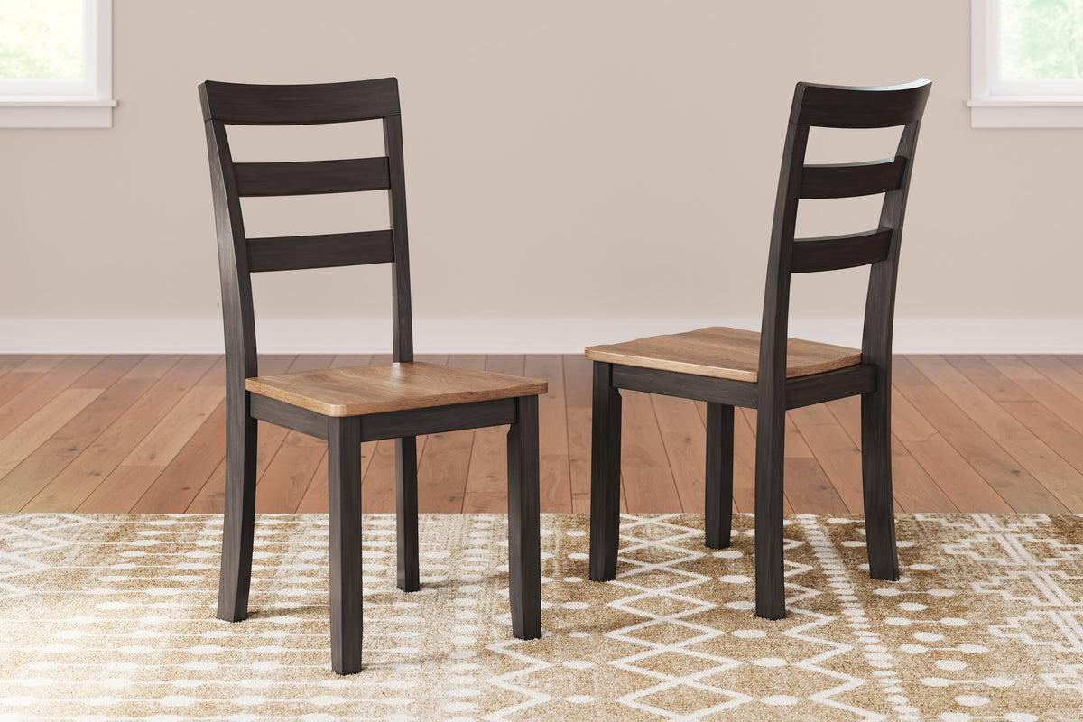 J&M Furniture - Ashley Furniture - Gesthaven Dining Chair (Set of 2) - Dining Chair (Set of 2) / Natural/Brown - D396-01X2
