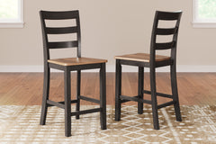J&M Furniture - Ashley Furniture - Gesthaven Counter Height Barstool (Set of 2) - Counter Height Barstool (Set of 2) / Natural/Brown - D396-124X2