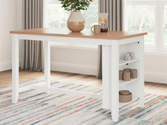 J&M Furniture - Ashley Furniture - Gesthaven Counter Height Dining Table - RECT Dining Room Counter Table - D398-13