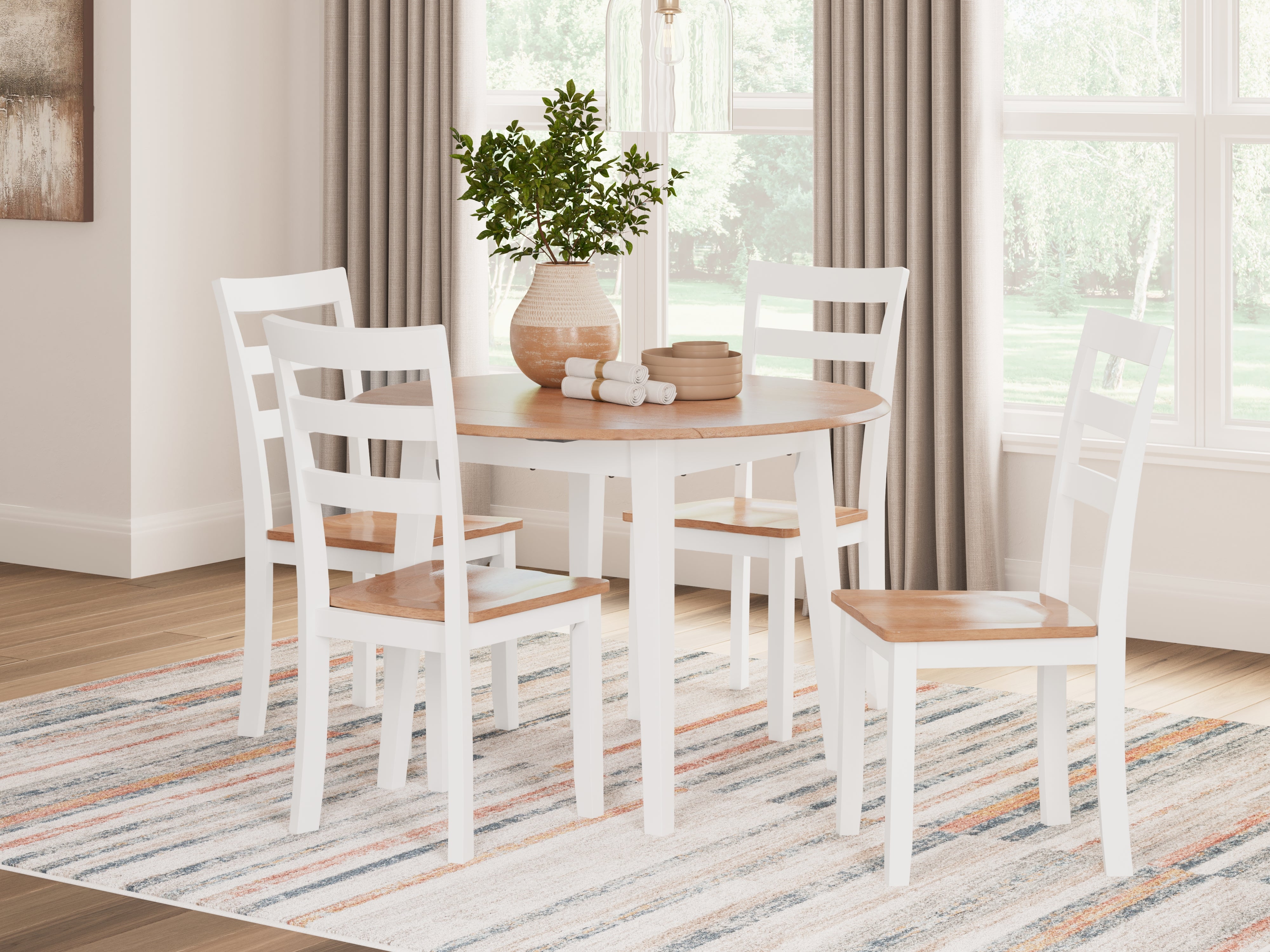 J&M Furniture - Ashley Furniture - Gesthaven Dining Table and 4 Chairs - Dining Table and 4 Chairs - D398D1