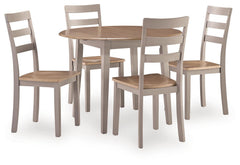 Harperfeld Dining Table and 2