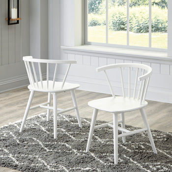 J&M Furniture - Ashley Furniture - Grannen Dining Chair (Set of 2) - Dining Chair (Set of 2) / White - D407-01X2