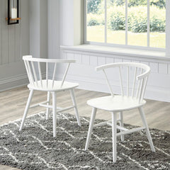 J&M Furniture - Ashley Furniture - Grannen Dining Chair (Set of 2) - Dining Chair (Set of 2) / White - D407-01X2