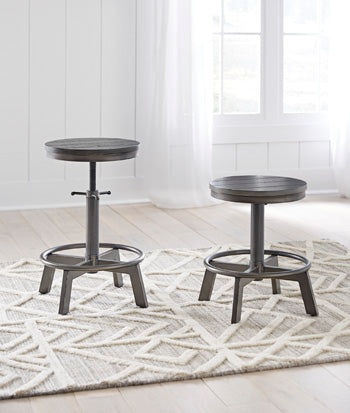 J&M Furniture - Ashley Furniture - Torjin Counter Height Stool (Set of 2) - Counter Height Stool (Set of 2) / Gray - D440-324X2