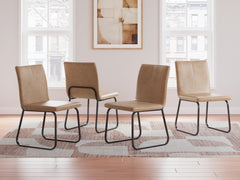 J&M Furniture - Ashley Furniture - Pharwynn Dining Chair - Dining UPH Side Chair (4/CN) / Toast - D446-02