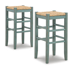 J&M Furniture - Ashley Furniture - Mirimyn Bar Height Bar Stool (Set of 2) - Bar Height Bar Stool (Set of 2) / Teal - D508-330X2