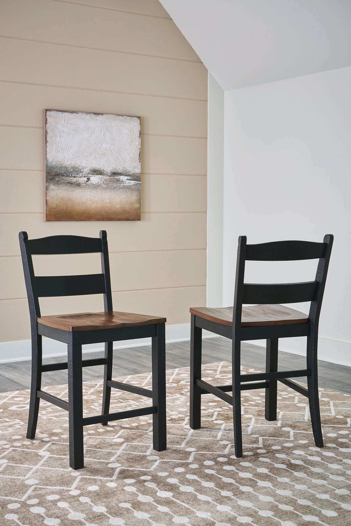 J&M Furniture - Ashley Furniture - Valebeck Counter Height Barstool (Set of 2) - Counter Height Barstool (Set of 2) / Multi - D546-724X2