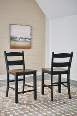 J&M Furniture - Ashley Furniture - Valebeck Counter Height Barstool (Set of 2) - Counter Height Barstool (Set of 2) / Multi - D546-724X2