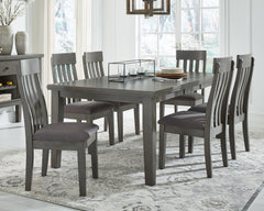 J&M Furniture - Ashley Furniture - Hallanden Dining Extension Table - RECT DRM Butterfly EXT Table / Gray - D589-35