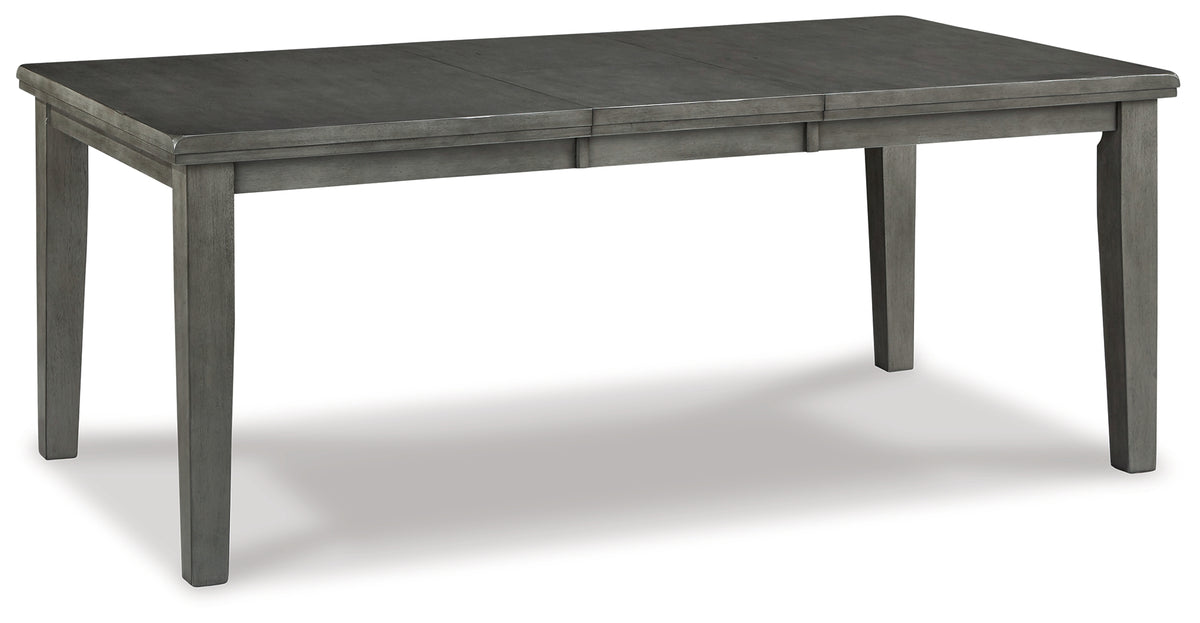 J&M Furniture - Ashley Furniture - Hallanden Dining Extension Table - RECT DRM Butterfly EXT Table / Gray - D589-35