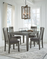 J&M Furniture - Ashley Furniture - Hallanden Dining Table and 4 Chairs - Dining Table and 4 Chairs - D589D1