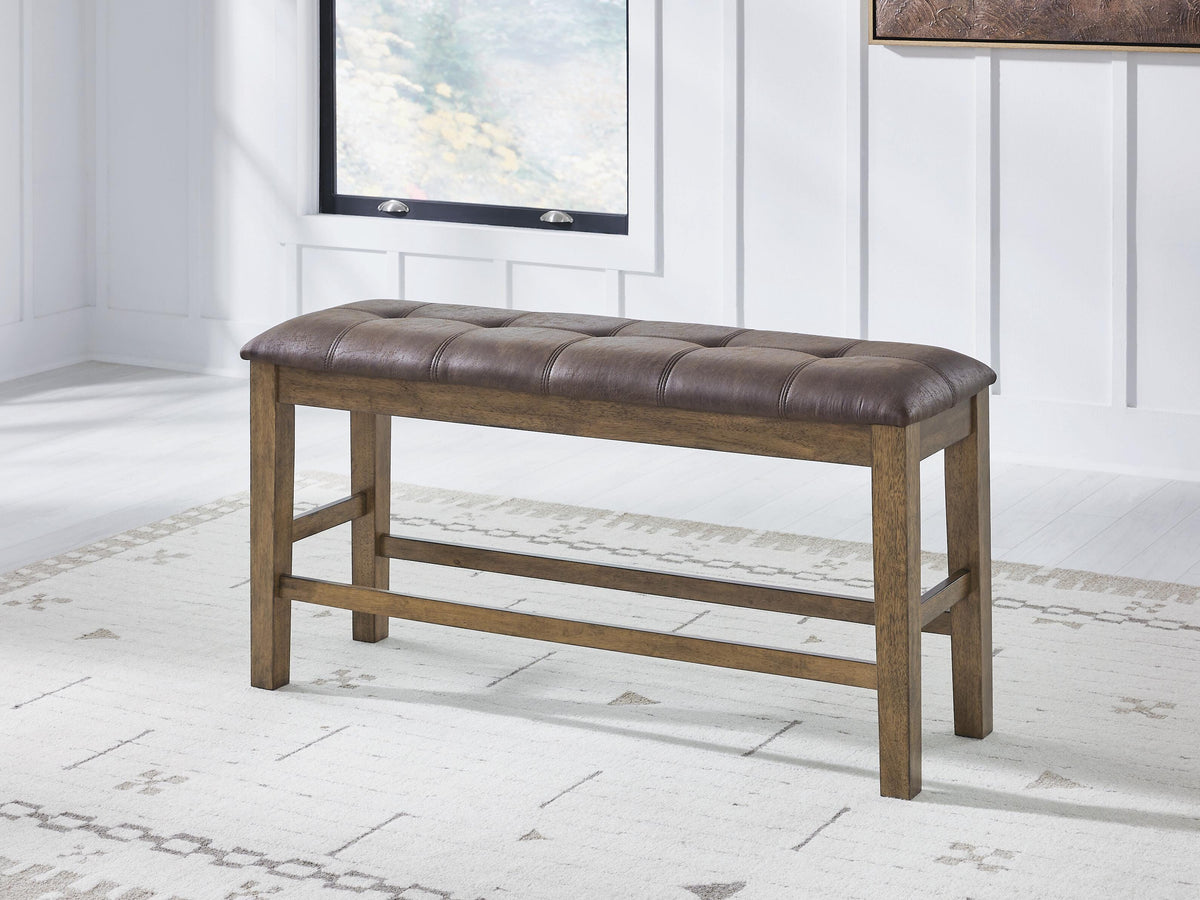 J&M Furniture - Ashley Furniture - Urbinforte Counter Height Dining Bench - DBL Counter UPH Bench (1/CN) - PCD592-09