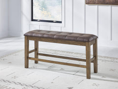 J&M Furniture - Ashley Furniture - Urbinforte Counter Height Dining Bench - DBL Counter UPH Bench (1/CN) - PCD592-09