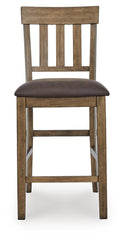 Urbinforte Counter Height Extension Dining Table and 4 Barstools