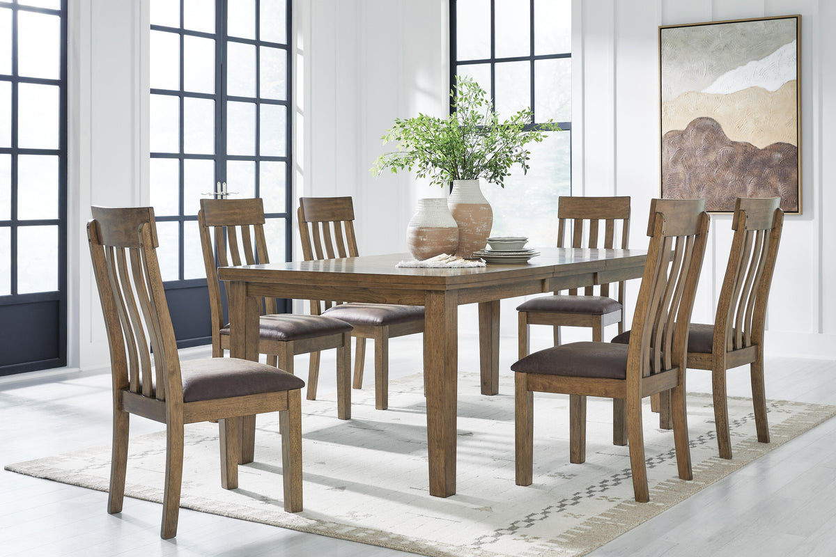J&M Furniture - Ashley Furniture - Urbinforte Extension Dining Table and 6 Chairs - Extension Dining Table and 6 Chairs - PCD592D5