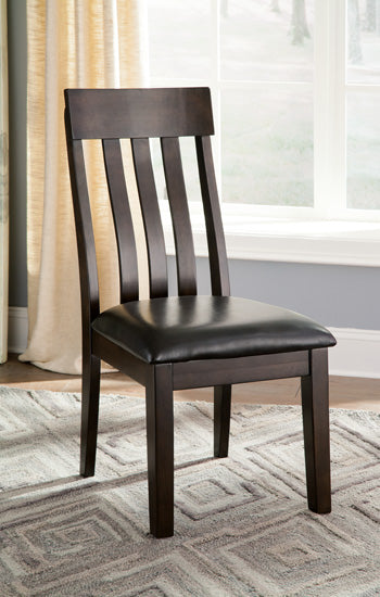 J&M Furniture - Ashley Furniture - Haddigan Dining Chair (Set of 2) - Dining Chair (Set of 2) / Dark Brown - D596-01X2