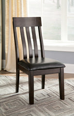 J&M Furniture - Ashley Furniture - Haddigan Dining Chair (Set of 2) - Dining Chair (Set of 2) / Dark Brown - D596-01X2