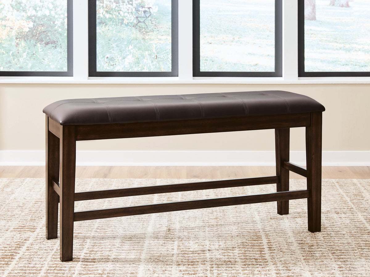 J&M Furniture - Ashley Furniture - Haddigan Counter Height Dining Bench - DBL Counter UPH Bench (1/CN) - D596-09
