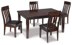 J&M Furniture - Ashley Furniture - Haddigan Dining Table and 4 Chairs - Dining Table and 4 Chairs - D596D1
