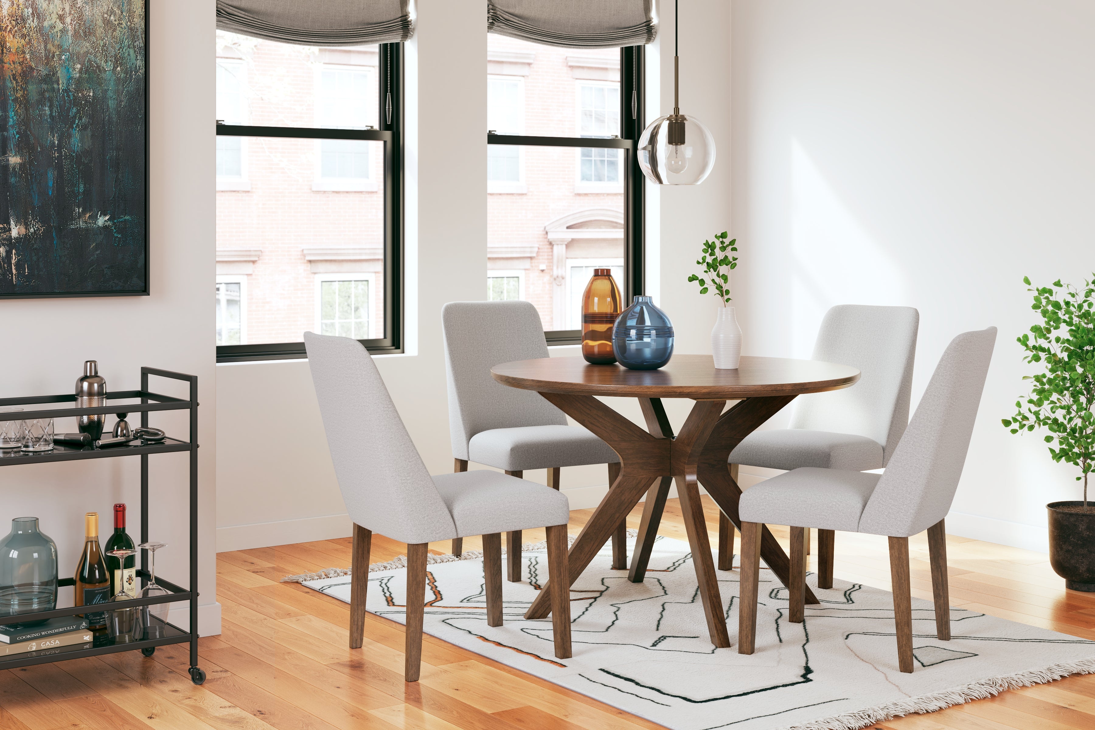 J&M Furniture - Ashley Furniture - Lyncott Dining Table and 4 Chairs - Dining Table and 4 Chairs - D615D1