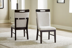J&M Furniture - Ashley Furniture - Neymorton Dining Chair (Set of 2) - Dining Chair (Set of 2) / Dark Grayish Brown - D618-01X2