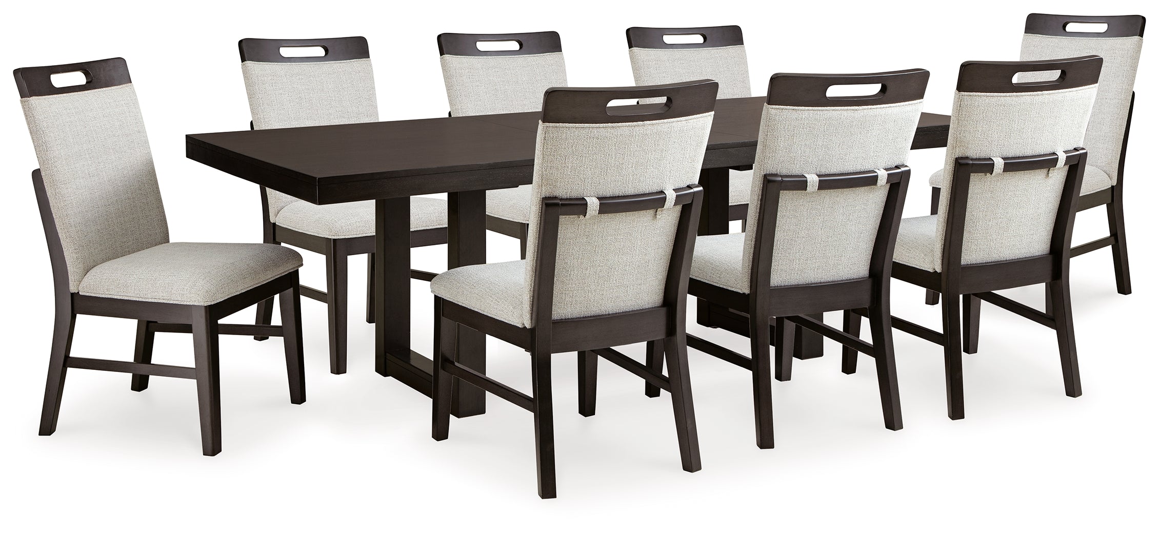 J&M Furniture - Ashley Furniture - Neymorton Dining Table and 8 Chairs - Dining Table and 8 Chairs - D618D3