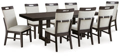 J&M Furniture - Ashley Furniture - Neymorton Dining Table and 8 Chairs - Dining Table and 8 Chairs - D618D3