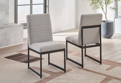 J&M Furniture - Ashley Furniture - Tomtyn Dining Chair (Set of 2) - Dining Chair (Set of 2) / Light Brown - D622-01X2