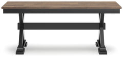 Wildenauer Dining Table, 2 Chairs and 2 Benches