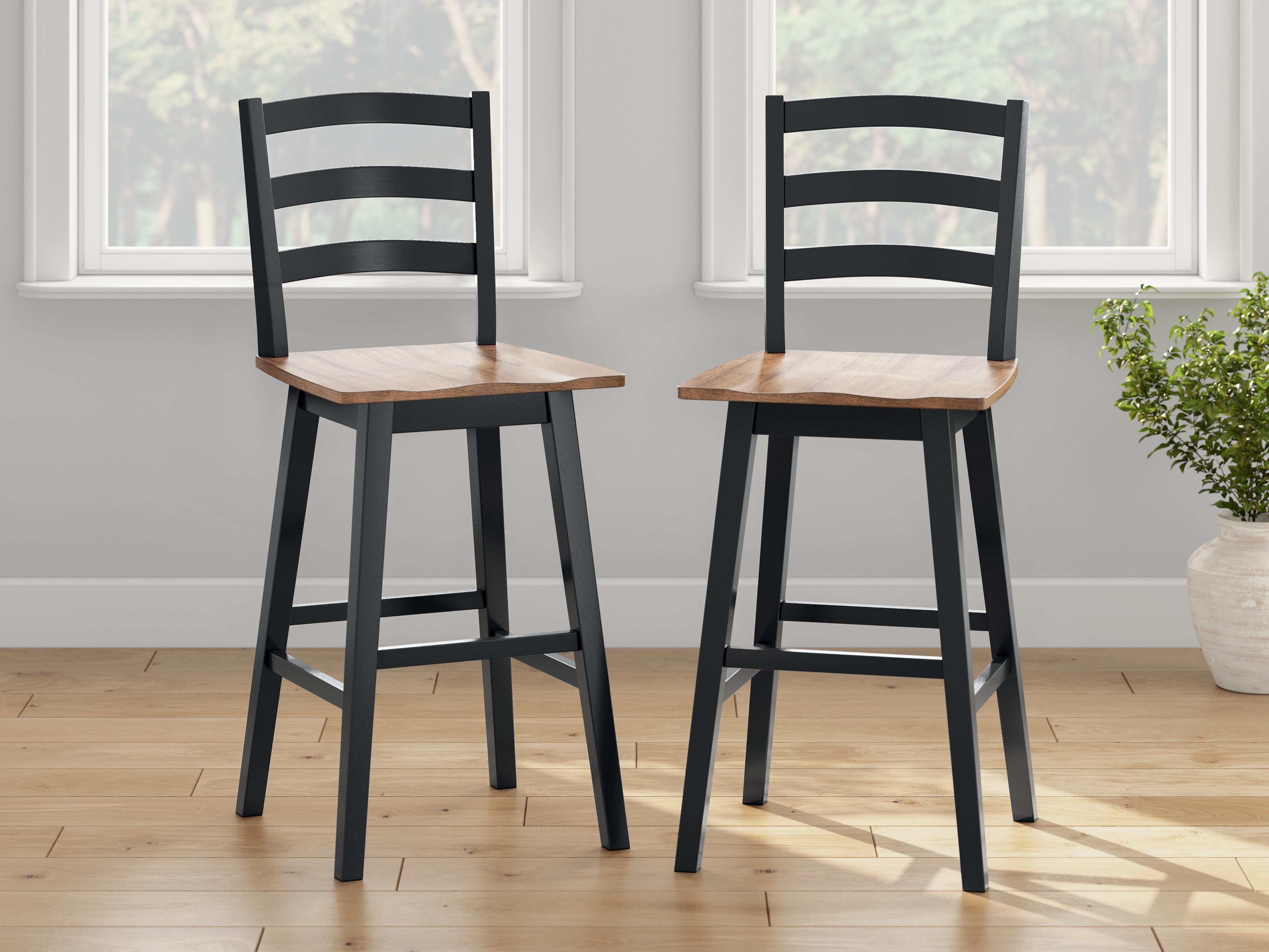 J&M Furniture - Ashley Furniture - Wildenauer Bar Height Barstool (Set of 2) - Bar Height Barstool (Set of 2) - D634-230X2