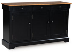 J&M Furniture - Ashley Furniture - Wildenauer Dining Buffet - Dining Room Buffet / Brown/Black - D634-80