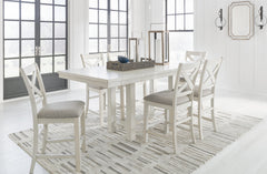 J&M Furniture - Ashley Furniture - Robbinsdale Counter Height Dining Table and 6 Barstools - Counter Height Dining Table and 6 Barstools - D642D5