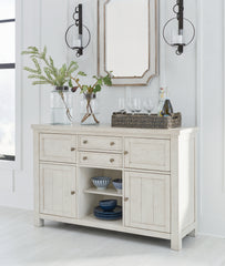 J&M Furniture - Ashley Furniture - Robbinsdale Dining Server - Dining Room Server / Antique White - D642-60