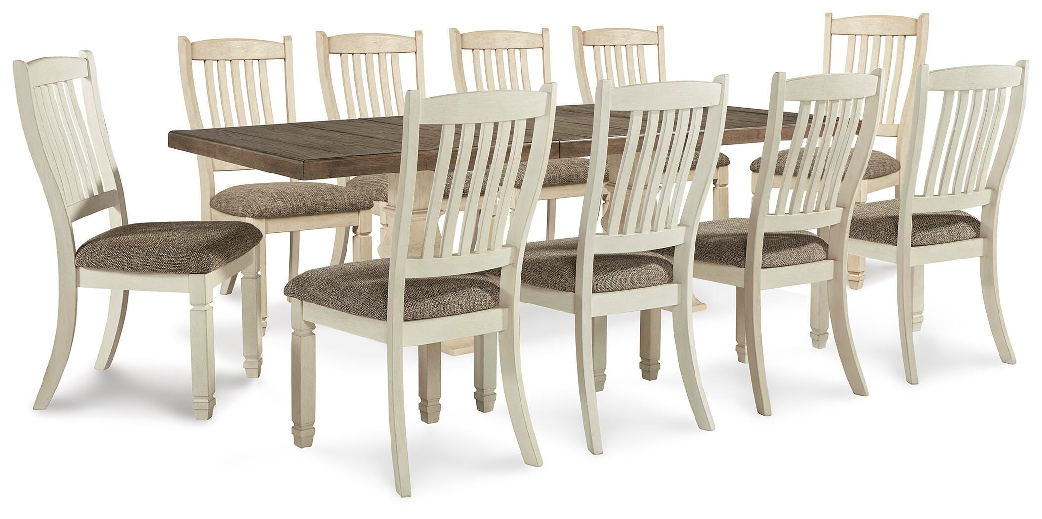 J&M Furniture - Ashley Furniture - Bolanburg Extension Dining Table and 10 Chairs - Extension Dining Table and 10 Chairs - D647D39