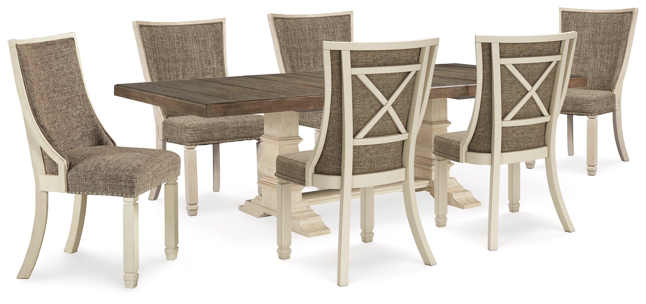 J&M Furniture - Ashley Furniture - Bolanburg Dining Table and 6 Chairs - Dining Table and 6 Chairs - D647D36