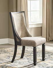 J&M Furniture - Ashley Furniture - Tyler Creek Dining Chair (Set of 2) - Dining Chair (Set of 2) / Black/Grayish Brown - D736-02X2