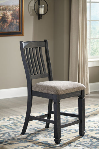 J&M Furniture - Ashley Furniture - Tyler Creek Counter Height Bar Stool (Set of 2) - Counter Height Bar Stool (Set of 2) / Black/Grayish Brown - D736-124X2