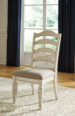 J&M Furniture - Ashley Furniture - Realyn Dining Chair (Set of 2) - Dining Chair (Set of 2) / Chipped White - D743-01X2
