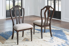 J&M Furniture - Ashley Furniture - Lavinton Dining Chair (Set of 2) - Dining Chair (Set of 2) / Tan/Brown - D764-01X2