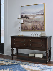 J&M Furniture - Ashley Furniture - Lavinton Dining Server - Dining Room Server / Brown - D764-60