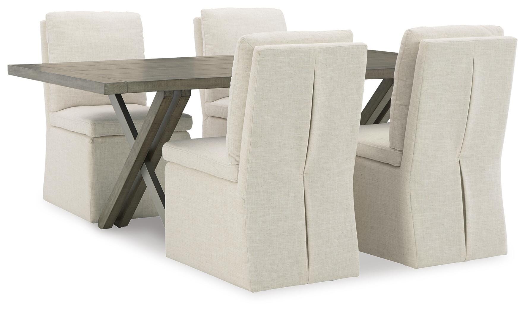 J&M Furniture - Ashley Furniture - Krystanza Dining Table and 4 Chairs - Dining Table and 4 Chairs - D766D3