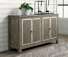 J&M Furniture - Ashley Furniture - Krystanza Dining Server - Dining Room Server / Weathered Gray - D766-60